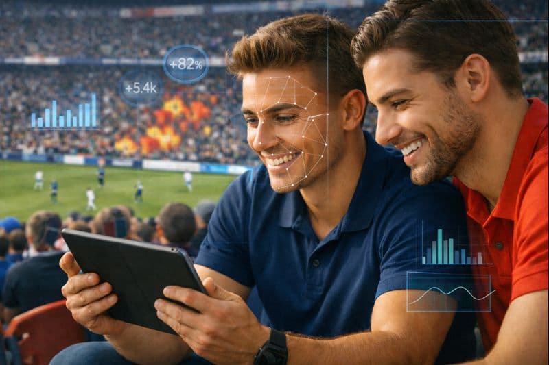 Fan engagement with real-time data analytics